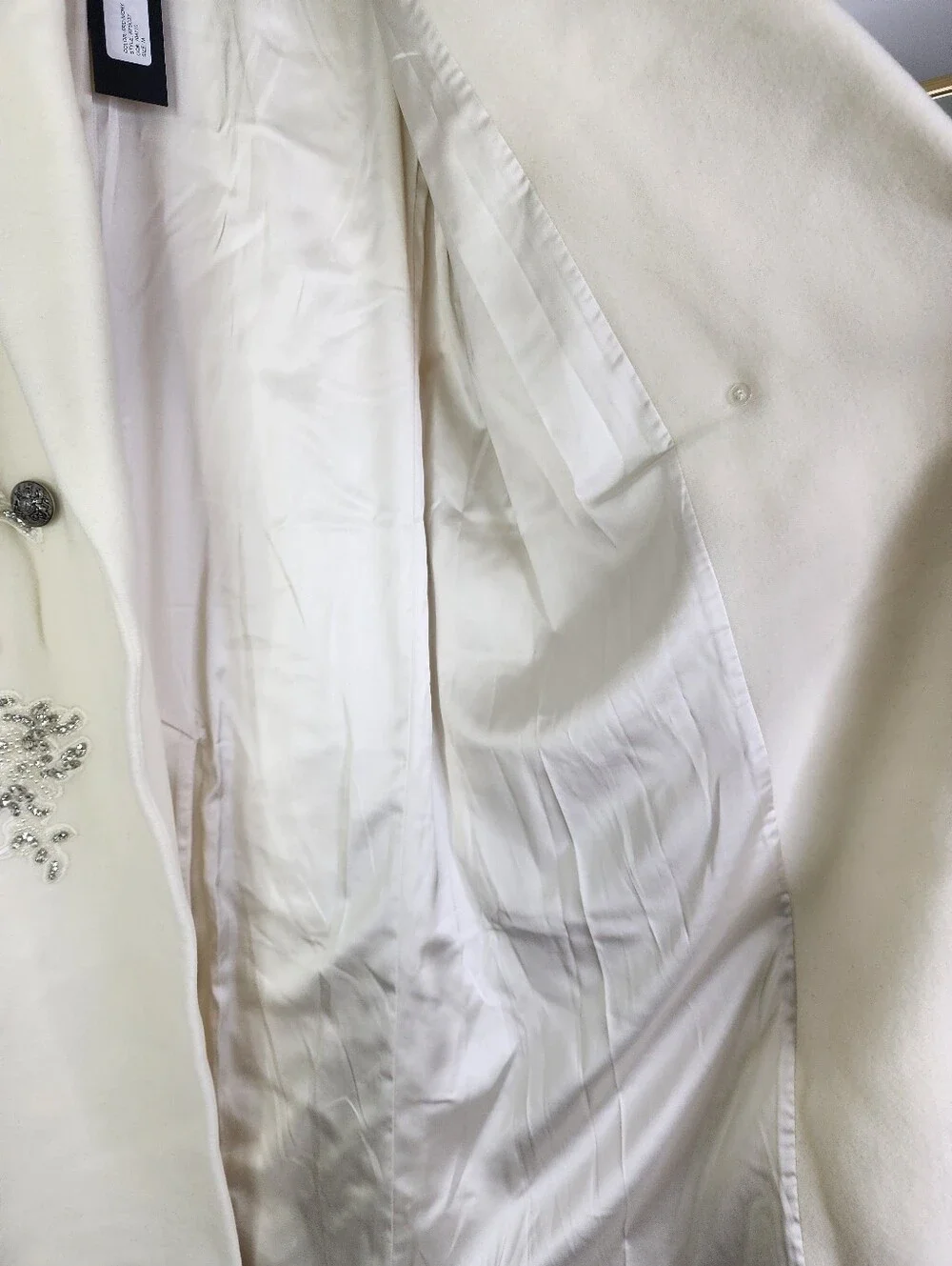 Kobi Halperin Mayer Double-Faced Wool Double-Breasted Coat - Ivory, Medium